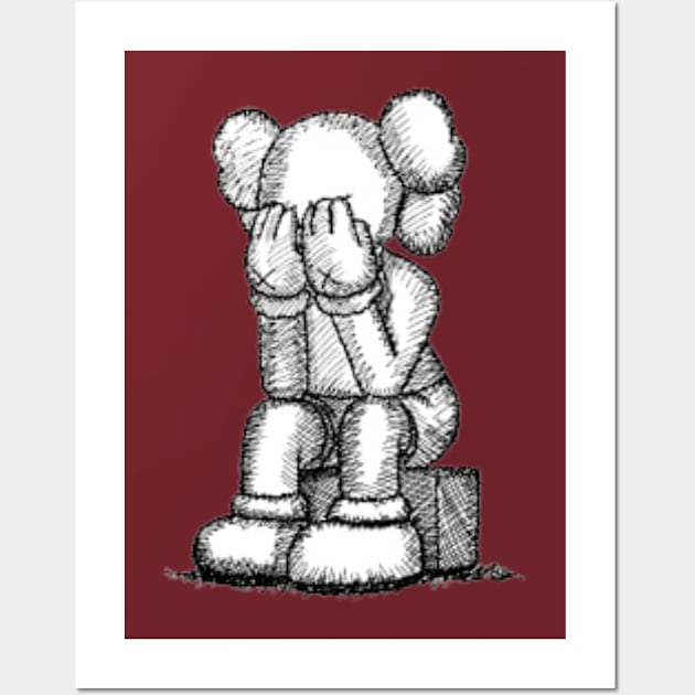 Kaws Design 15 Wall Art by NobleNotion